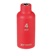 Draper XP1000 VDE Socket, 1/4" Sq. Dr., 4mm Draper - Town Tools
