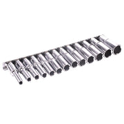 Blue Spot Tools 13 PCE 3/8" Metric Deep Socket Set (6-19mm)