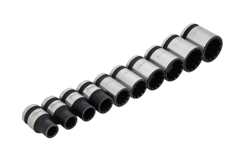 Blue Spot Tools 10 PCE 3/8" Spline Sockets (7-18mm)(9/32-23/32)