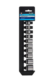 Blue Spot Tools 10 PCE 3/8" Spline Sockets (7-18mm)(9/32-23/32)