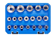 Blue Spot Tools 19 PCE Multi Fit 1/2" Drive Socket Set (8-32mm)