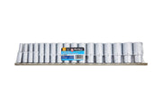 Blue Spot Tools 17 PCE 3/8" Metric Deep Sockets (8-24mm) (EVA Foam)