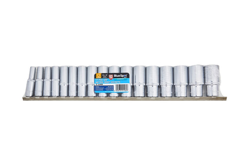 Blue Spot Tools 17 PCE 3/8" Metric Deep Sockets (8-24mm) (EVA Foam)