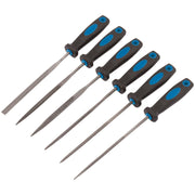 Draper Soft Grip Needle File Set, 150mm (6 Piece) 83480 Draper - Town Tools 