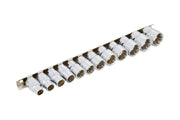 Blue Spot Tools 12 PCE 3/8" Metric Shallow Sockets (8-19mm) (EVA Foam)