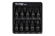 Blue Spot Tools 10 PCE 1/2" Impact Hex Bit Sockets (H4-H19)