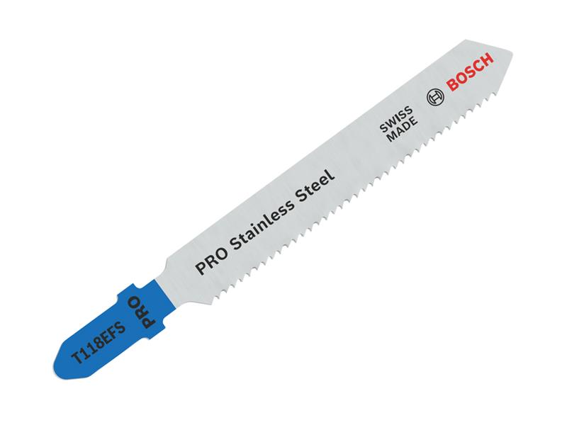 Bosch T118EFS Jigsaw Blade Pack of 5 Heavy Duty