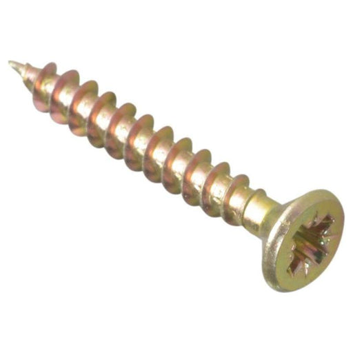 Forgefix Multi-Purpose Pozi Compatible Screw CSK ST ZYP 4.0 x 30mm Box 200 ForgeFix - RockBottom Northampton