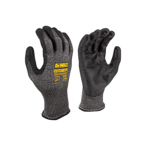 Dewalt Power Tools Cut D Touchscreen Gloves - L (Size 9) DeWALT Power Tools - RockBottom Northampton