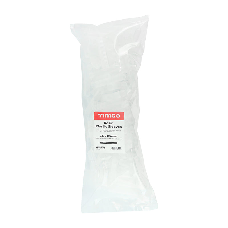 TIMCO Chemical Anchor Resin Plastic Sleeves