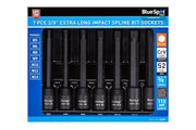 Blue Spot Tools 7 PCE 3/8" Extra Long Spline M5-M14