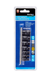 Blue Spot Tools 7 PCE 1/4"-3/8" Impact E Torx Sockets