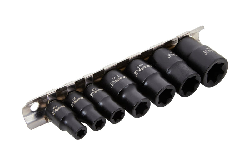Blue Spot Tools 7 PCE 1/4"-3/8" Impact E Torx Sockets