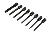 Blue Spot Tools 8 PCE 3/8" Extra Long Impact Torx Bits
