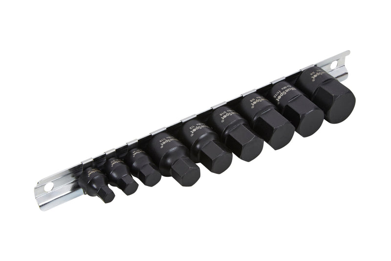 Blue Spot Tools 9 PCE 1/4"-3/8" Low Profile Impact Hex Sockets Imperial