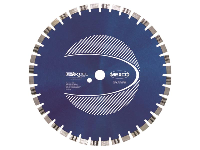 MEXCO - XCEL GRADE Concrete Diamond Blade 350 x 25.4mm
