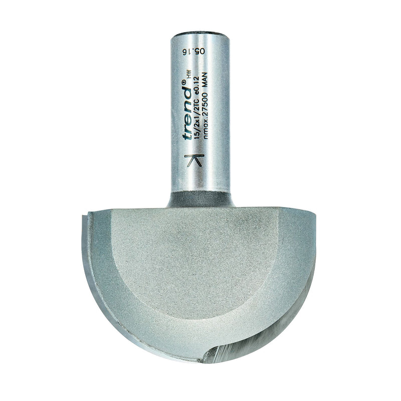 15/2X1/2TC - Cove cutter 25.4mm radius