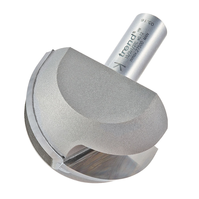 15/2X1/2TC - Cove cutter 25.4mm radius