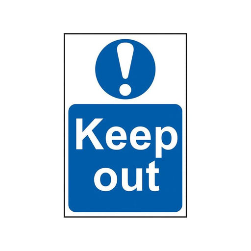 Scan Keep Out - PVC Sign 200 x 300mm Scan - RockBottom Nothampton