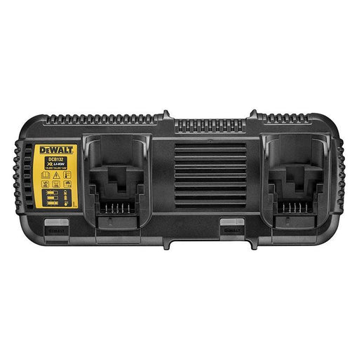 Dewalt Power Tools DCB132 XR Universal Dual Port Multi-Voltage Charger 10.8-54V Li-ion DeWALT Power Tools - RockBottom Northampton