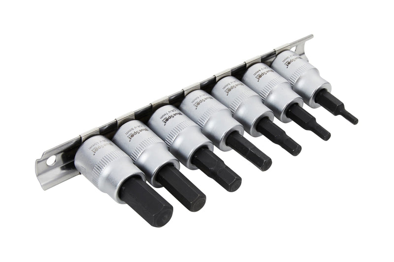 Blue Spot Tools 7 PCE 3/8" Hex Socket Bit Set