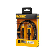 Dewalt Telecoms USB A to USB C Reinforced Charging Cable 1.2m (4ft) DEWALT Telecoms - RockBottom Northampton
