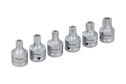Blue Spot Tools 6 PCE 3/4" Drive Torx & Spline Bit