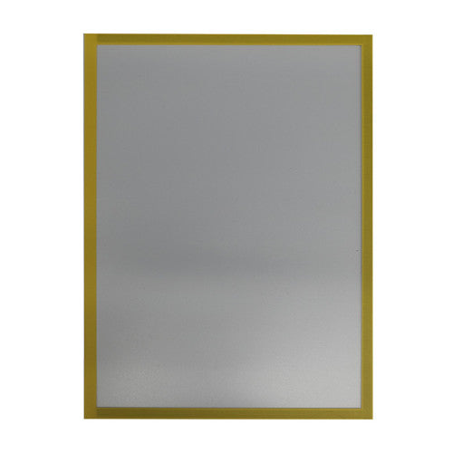 A4 Magnetic Window - Yellow - Pack of 10