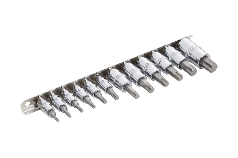 Blue Spot Tools 12 PCE 1/4"-3/8"-1/2" Torx Bit Sockets