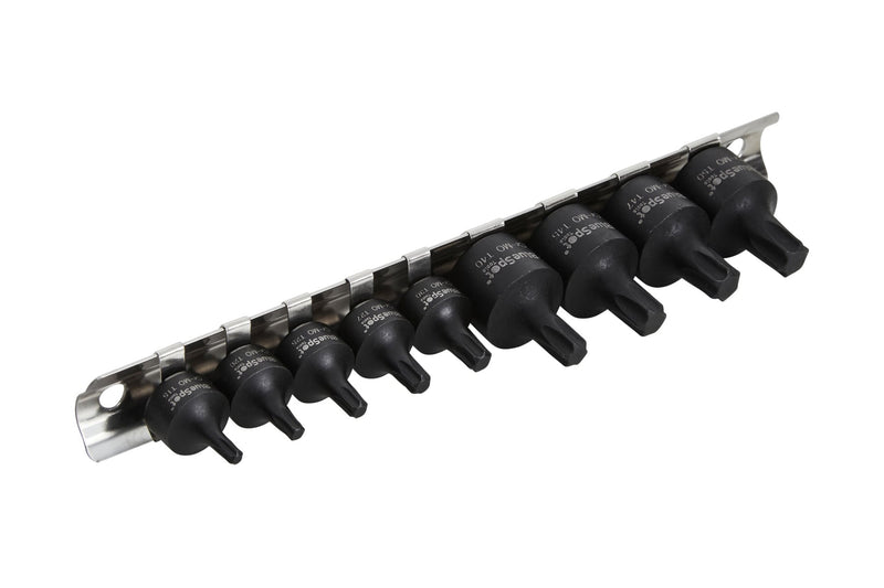 Blue Spot Tools 9 PCE 1/4" & 3/8" Impact Torx Bit Socket Set