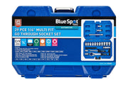 Blue Spot Tools 29 PCE 1/4" Multi Fit Go Through Socket Set (4.5-13mm)