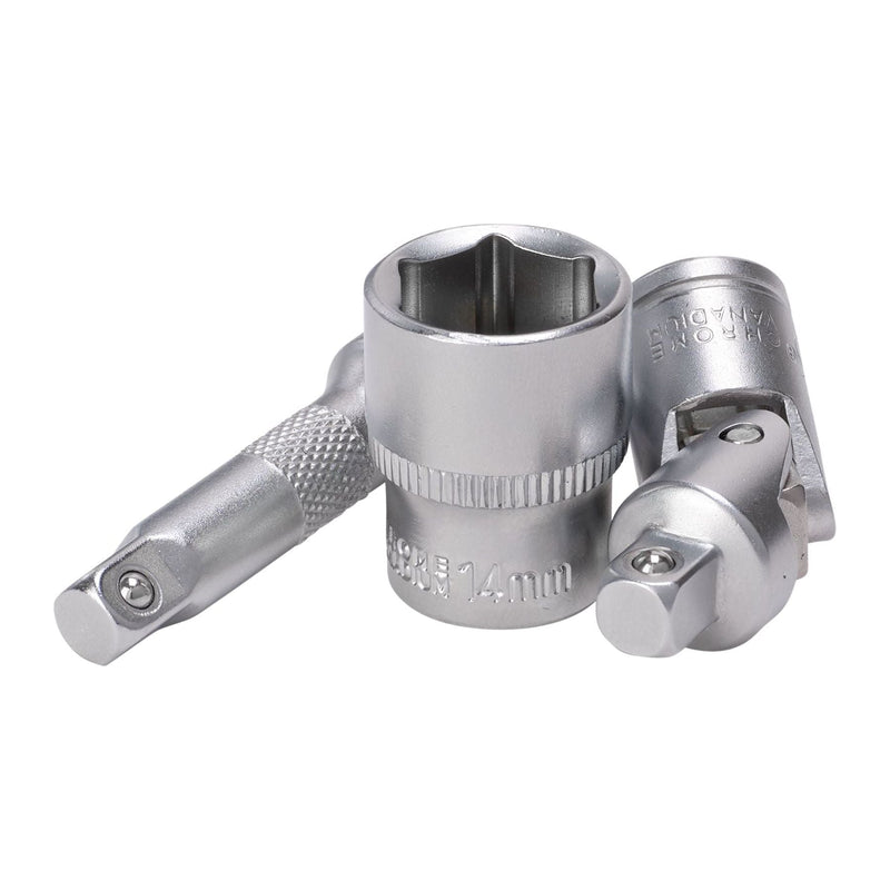 Draper Draper HI-TORQ Metric Socket and Bit Set, 1/4" Sq. Dr. (40 Piece) Draper - Town Tools