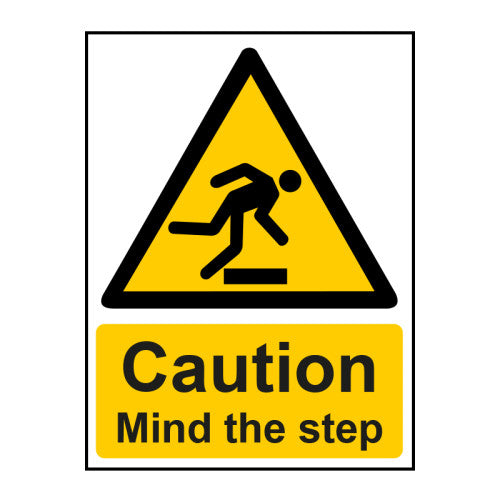 Caution Mind the step - SAV (150 x 200mm)