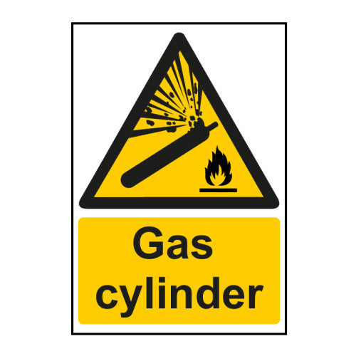 Gas cylinder - Self Adhesive PP (200 x 300mm)