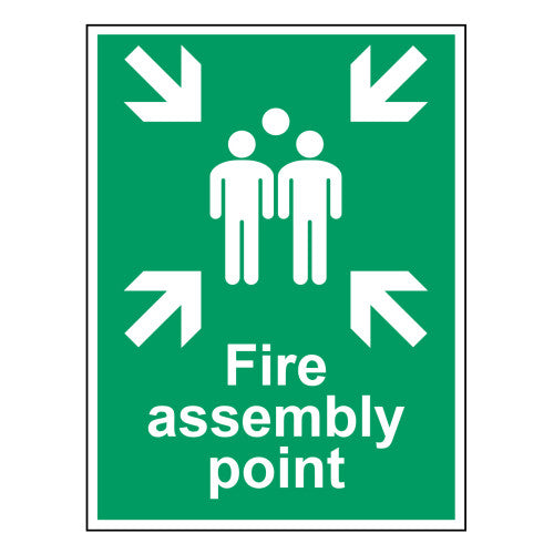 Fire assembly point - PP (300 x 400mm)