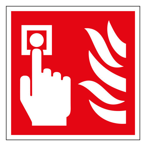 Fire alarm call point symbol - PP (150 x 150mm)