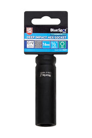 Blue Spot Tools 1/2" Deep Impact Hex Socket