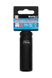 Blue Spot Tools 1/2" Deep Impact Hex Socket