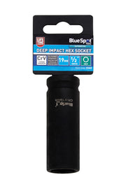 Blue Spot Tools 1/2" Deep Impact Hex Socket