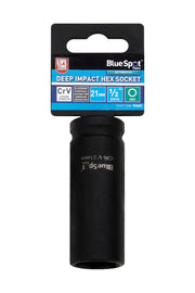 Blue Spot Tools 1/2" Deep Impact Hex Socket