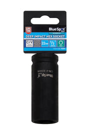 Blue Spot Tools 1/2" Deep Impact Hex Socket