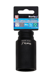 Blue Spot Tools 1/2" Deep Impact Hex Socket