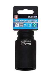Blue Spot Tools 1/2" Deep Impact Hex Socket
