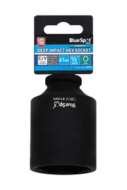 Blue Spot Tools 1/2" Deep Impact Hex Socket