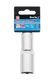 Blue Spot Tools 1/2" Deep Hex Socket