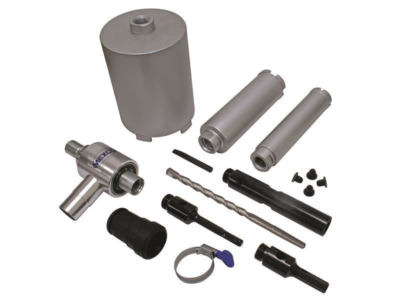 MEXCO Dust Management Core Drill Kit, 9 Piece MEXCO - RockBottom Northampton
