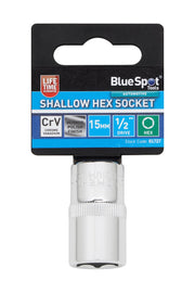 Blue Spot Tools 1/2" Shallow Hex Socket