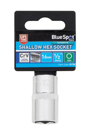 Blue Spot Tools 1/2" Shallow Hex Socket
