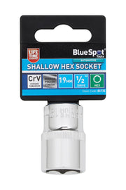 Blue Spot Tools 1/2" Shallow Hex Socket