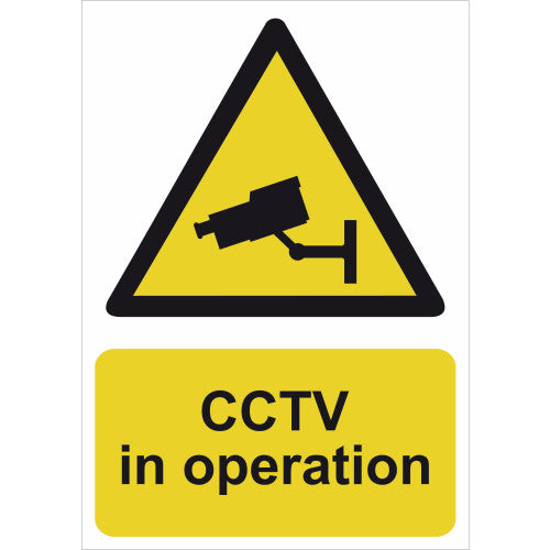 CCTV in operation - SAV (148 x 210mm)